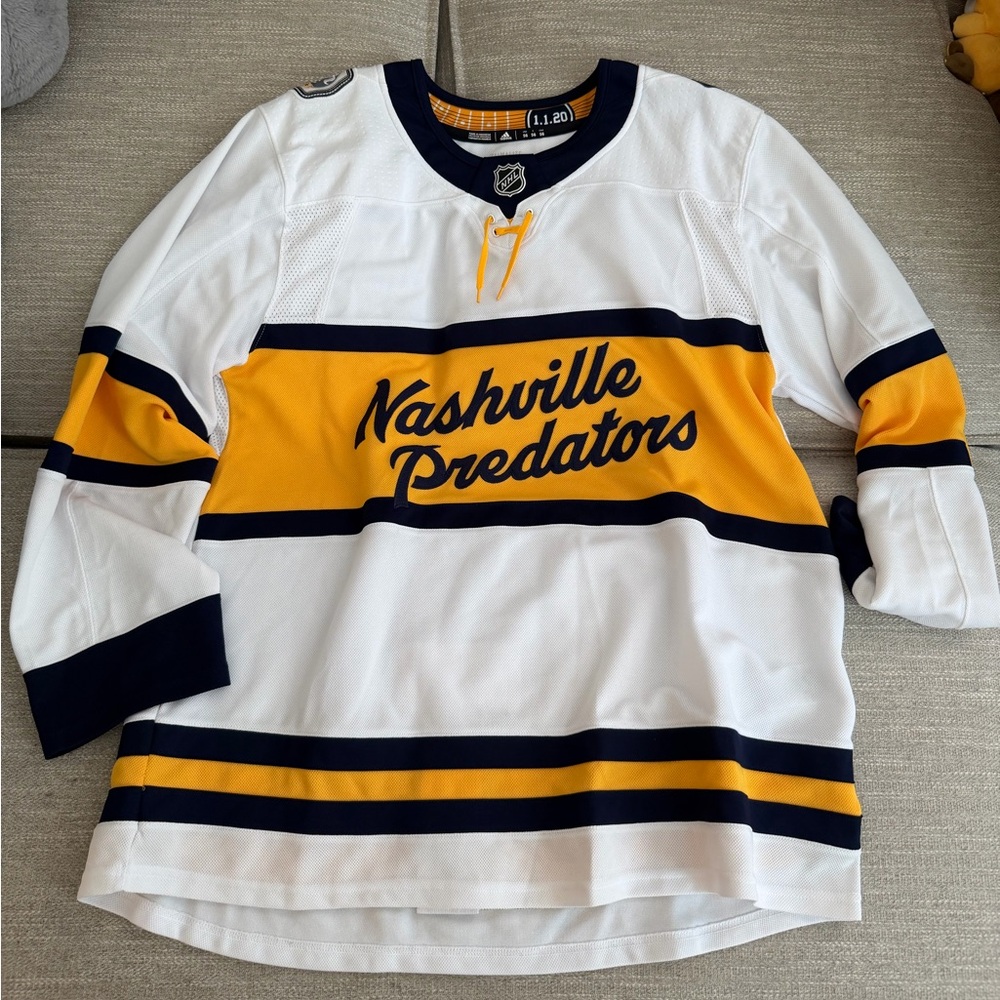 Nashville Predators 2020 Winter Classic Jersey Size 56